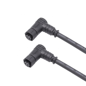 AOHUA 90 градусов Угловой кабель панель провод штекер гнездо Водонепроницаемый Литой разъем 2 3 4 5 6 7 8 <span class=keywords><strong>pin</strong></span> - Product Image 4