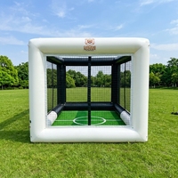 Terrain de football gonflable personnalisé OEM ODM avec logo sur mesure pour divertissement commercial
