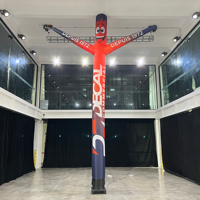 Danseur d'air gonflable à une jambe personnalisé pour la publicité d'événement Super énorme vent volant drôle ondulant danseur de ciel gonflable
