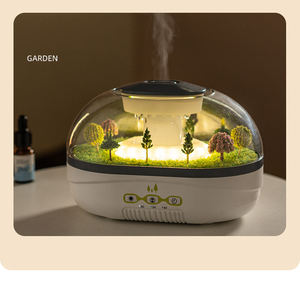 2026 New Rain Water Diffuser 400Ml Snow Scene <b>Micro</b> Landscape Raindrop Humidifier Aroma Diffuser With Night <b>Light</b> Home Use - Product Image 6