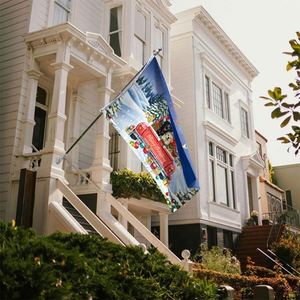 ธงสั่งทำคุณภาพสูงสำหรับโปรโมชั่นดรอปชิปปิ้ง พิมพ์โลโก้ตามแบบ  โฆษณาด้วยธงที่ออกแบบเองได้ - Product Image 6