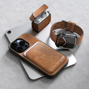 Étui <span class=keywords><strong>de</strong></span> téléphone et ensemble d'accessoires en cuir PU <span class=keywords><strong>de</strong></span> <span class=keywords><strong>marque</strong></span> personnalisée pour iPhone 14 15 16 Pro Max porte-carte <span class=keywords><strong>de</strong></span> bracelet <span class=keywords><strong>de</strong></span> montre pour sac <span class=keywords><strong>Airpods</strong></span> - Product Image 3