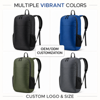 Sac à dos pliable ultraléger 22L, imperméable, pliable, sac de voyage, sac de randonnée, sac d'extérieur, logo personnalisé OEM