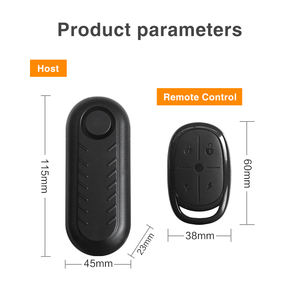 Alarme de sécurité pour moto et vélo, sans fil, étanche, antivol, à sensibilité réglable, avec télécommande, 100 dB, améliorée - Product Image 3