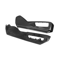 Panneaux de garniture latérale de siège en fibre de carbone sèche, style OEM pour BMW M5 G90 G99 4 portes 2025-IN, garnitures intérieures, panneaux de garniture latérale de siège G90