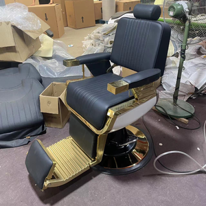 Chaise de barbier inclinable hydraulique robuste pour hommes chaise de salon de coiffure en cuir synthétique pour salon de coiffure et salon de beauté - Product Image 6