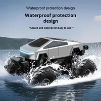 Coches Teledirigidos para Adultos, Coche RC de Alta Velocidad CV-B907, Vehículo Anfibio Impermeable con Control Remoto, Juguete de Escalada con Tracción en las 4 Ruedas para Niños