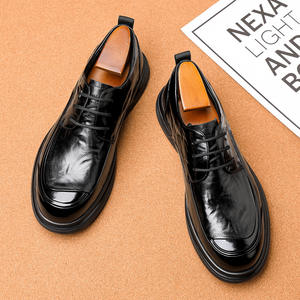 Chaussures habillées pour hommes en cuir véritable de haute qualité, durables, doublées de cuir de vache, best-seller - Product Image 5