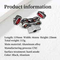 Bras Magique à Double Rotule avec Vis 1/4'' pour Fixation Universelle de Caméra, Moniteur Vidéo, Adaptateur avec Cage et Lumière LED – Accessoires pour Appareil Photo