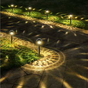 Lampe solaire pour pelouse, lampe de projection pour jardin et cour, étanche IP55, décoration d'intérieur, lumière solaire LED pour patio et allée - Product Image 5