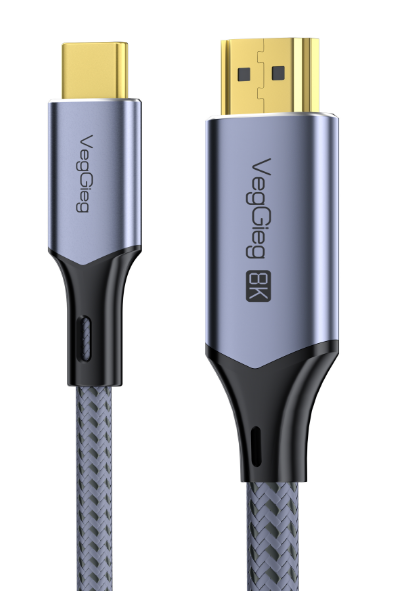 TypeC-hdmi 8K Veste tressée