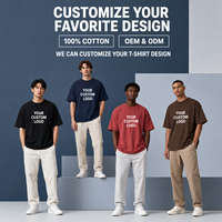 T-shirt en coton uni décontracté à épaules tombantes, respirant et confortable, 300 g/m², personnalisable, directement de l'usine