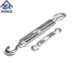 Ingks – tendeur pour câble métallique en acier inoxydable, M8, M10, M12, M14, M16, crochet d'extrémité en Inox