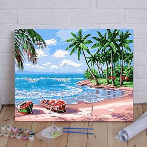 Набор для рисования по номерам напрямую с фабрики, холст 40*50 см, разнообразные темы: архитектура, цветы, ручная роспись для декора гостиной - Product Image 2