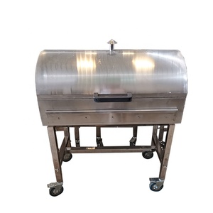 Portable Charcoal <strong>BBQ</strong> Dome Grill Oven Hot Sale Stainless Steel Outdoor <strong>Trolley</strong> >5 People Easily Cleaned Easily Assembled - Product Image 1