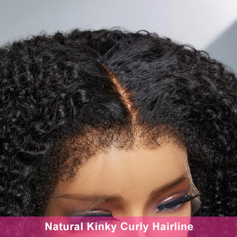 perruque ligne de cheveux crépus