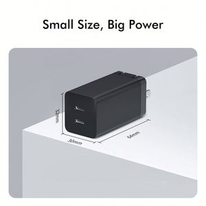 <span class=keywords><strong>Chargeur</strong></span> mural <span class=keywords><strong>portable</strong></span> GaN 65W Type C PD3.0 à charge rapide pour téléphone et ordinateur <span class=keywords><strong>portable</strong></span>, compatible Anker <span class=keywords><strong>ASUS</strong></span> - Product Image 3