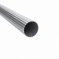 Tringle à rideaux murale robuste en aluminium pour rideaux romains, tringle coulissante pour rideaux, tringle de rail pour rideaux de chambre