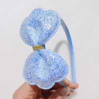 Pince à cheveux princesse mignon grand arc pour enfants nouveau bandeau à paillettes arc accessoire de conception tridimensionnelle épingle à cheveux pour cheveux errants