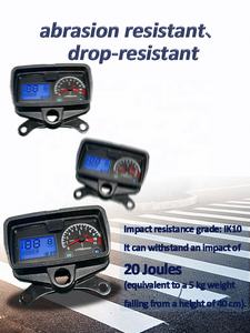 High Visibility มาตรวัดความเร็วรถจักรยานยนต์ดิจิตอลแบบมองเห็นได้ชัดเจน พร้อมวัดรอบ ชั่วโมง และแรงดันไฟฟ้าสำหรับ Haojue Lifan Hon - Product Image 3