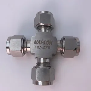 Nai-lok hastelloy C276高压管接头双套圈管接头1/4英寸至1英寸
