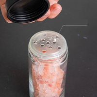 Fournitures de cuisine support d'assaisonnement rotatif pot d'assaisonnement domestique boîte de rangement d'épices en fer inoxydable ensemble multi-spécifications