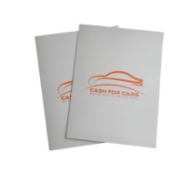 Carpeta de Presentación de Documentos con Impresión Offset Personalizada, Mate, 9x12 Pulgadas, de Cartón, con Ranura para Tarjetas de Visita