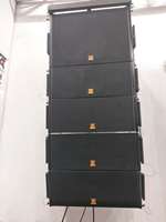 Matriz de línea de sistema de sonido de rango completo de doble 10 pulgadas