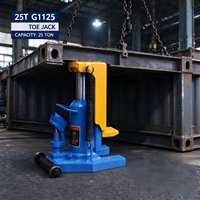 Cric hydraulique à griffes robuste G1125 de 25 tonnes, cric hydraulique industriel de levage à tête de 50 tonnes, fourni par l'usine