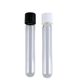 10ml redondeado 16*100mm Tubo de ensayo de vidrio con tapa - Product Image 1