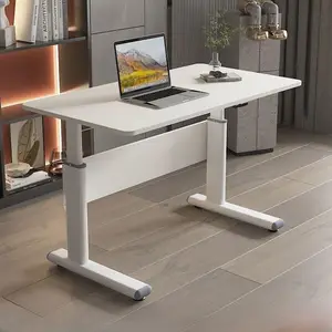 Electric Height Adjustable Standing Desk Large 40 x 24 Inches Sit Stand up Desk Home Office Computer Desk