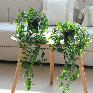 Plantas colgantes artificiales <span class=keywords><strong>GM</strong></span> Plantas <span class=keywords><strong>falsas</strong></span> con macetas para la decoración del jardín de la pared del dormitorio de la casa - Product Image 4