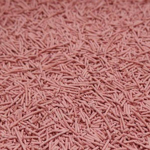 Arena de almidón de maíz para gatos de tofu biodegradable ecológica con sabor a melocotón de 1,5mm que se puede desechar - Product Image 3