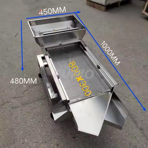 Máquina de clasificación de café, pantalla vibratoria lineal/máquina separadora de tamiz vibratorio lineal de granos de café - Product Image 2