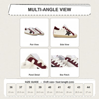 Birotzxiues – baskets basses en cuir blanc cassé pour femmes, style croco, à lacets, chaussures décontractées, logo personnalisé, taille européenne 36-44