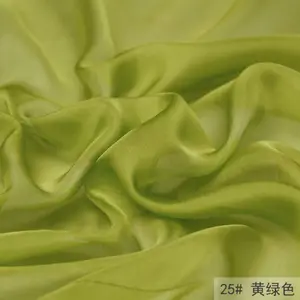 Seiden-Chiffon-Stoff für Abendkleid Klassische königsblaue Farbe 100% reiner Bio-Großhandel Vorhang gewebt 6mm Plain Lightweight