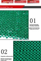 Tapis moderne en PVC anti-salissure et anti-saleté, pour congélateur commercial, salle de bain, extérieur, pelouse, imperméable, décoratif, antidérapant