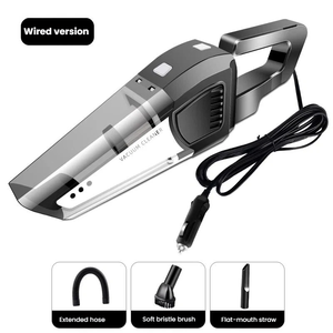 <span class=keywords><strong>Aspirateur</strong></span> portatif à main 120W haute puissance 5000Pa rechargeable sans fil pour voiture et maison DC12V ABS Aspiradora De Mano - Product Image 2