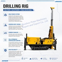 Foreuse à chenilles diesel Kangyang KCG-600 pour l'exploration de roches dures avec contrôle adaptatif de la pression constante