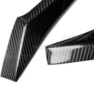 1 paire de couvre-phares en fibre de carbone véritable pour Honda Fit Jazz 2014 2015 2016, accessoires de voiture - Product Image 3