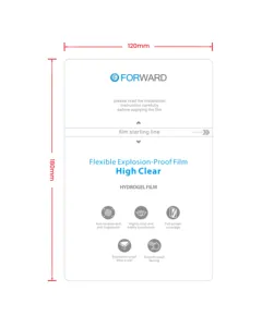 FORWORD 9英寸屏幕保护膜高清晰 (高清) 灵活防爆膜适用于所有型号手机