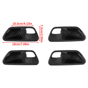 Car Window Lift <b>Switch</b> Frame Cover Carbon Fiber Style ABS Interior Trim Sticker for X1 F48 X2 F47 - Product Image 2