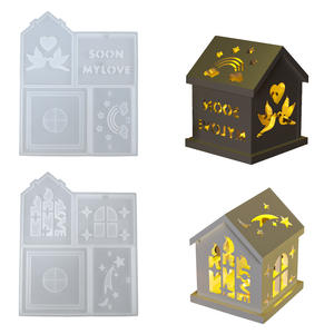 DIY pegamento molde amor paz paloma vela casa mini noche luz silicona molde Decoración - Product Image 6