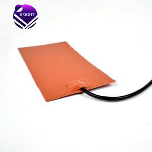 BRILLANT personnalisé de haute qualité Flexible électrique 12V 15W 24W Silicone coussin chauffant plaque chauffante en caoutchouc - Product Image 2