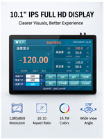 Monitor Industrial Táctil de 15.6 Pulgadas con Pantalla LCD Resistente al Agua IP65, Panel de Montaje, Pantalla Táctil Integrada