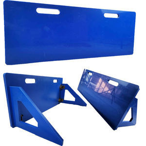 Pannello <span class=keywords><strong>di</strong></span> Rimbalzo per Calcio in HDPE Nero con Maniglia, <span class=keywords><strong>Dimensioni</strong></span> Personalizzabili - Product Image 2