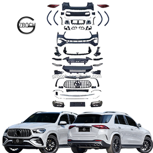 Kit carrosserie pour Benz W167 <span class=keywords><strong>GLE</strong></span> 20-23, mise à niveau vers <span class=keywords><strong>AMG</strong></span> <span class=keywords><strong>GLE</strong></span> 53AMG 2024, pare-chocs avant et arrière, calandre, passage de roue, diffuseur, tuyau d'échappement - Product Image 1