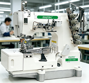 Máquina de Coser de Cama Plana de Accionamiento Directo ZOJTEC ZJ562-02BB con Cortahilos Automático - Product Image 3