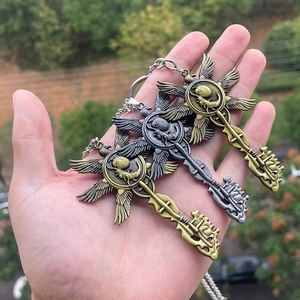 <span class=keywords><strong>Resident</strong></span> <span class=keywords><strong>Evil</strong></span> <span class=keywords><strong>8</strong></span>: Llavero Retro de Metal con Forma de Huevo de Águila, Colgante, Collar, Halloween - Product Image 6