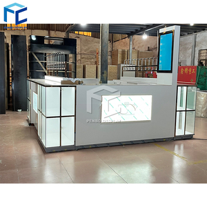 Tùy chỉnh hiện đại bán lẻ trung tâm mua sắm Nước hoa mỹ phẩm <span class=keywords><strong>kiosk</strong></span> <span class=keywords><strong>Showcase</strong></span> sẵn sàng làm nước hoa dầu <span class=keywords><strong>kiosk</strong></span> để bán - Product Image 5